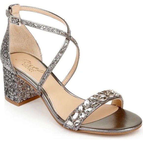 Jewel Badgley Mischka- Women's Claudia Embellished Sandal - Picture 1 of 12